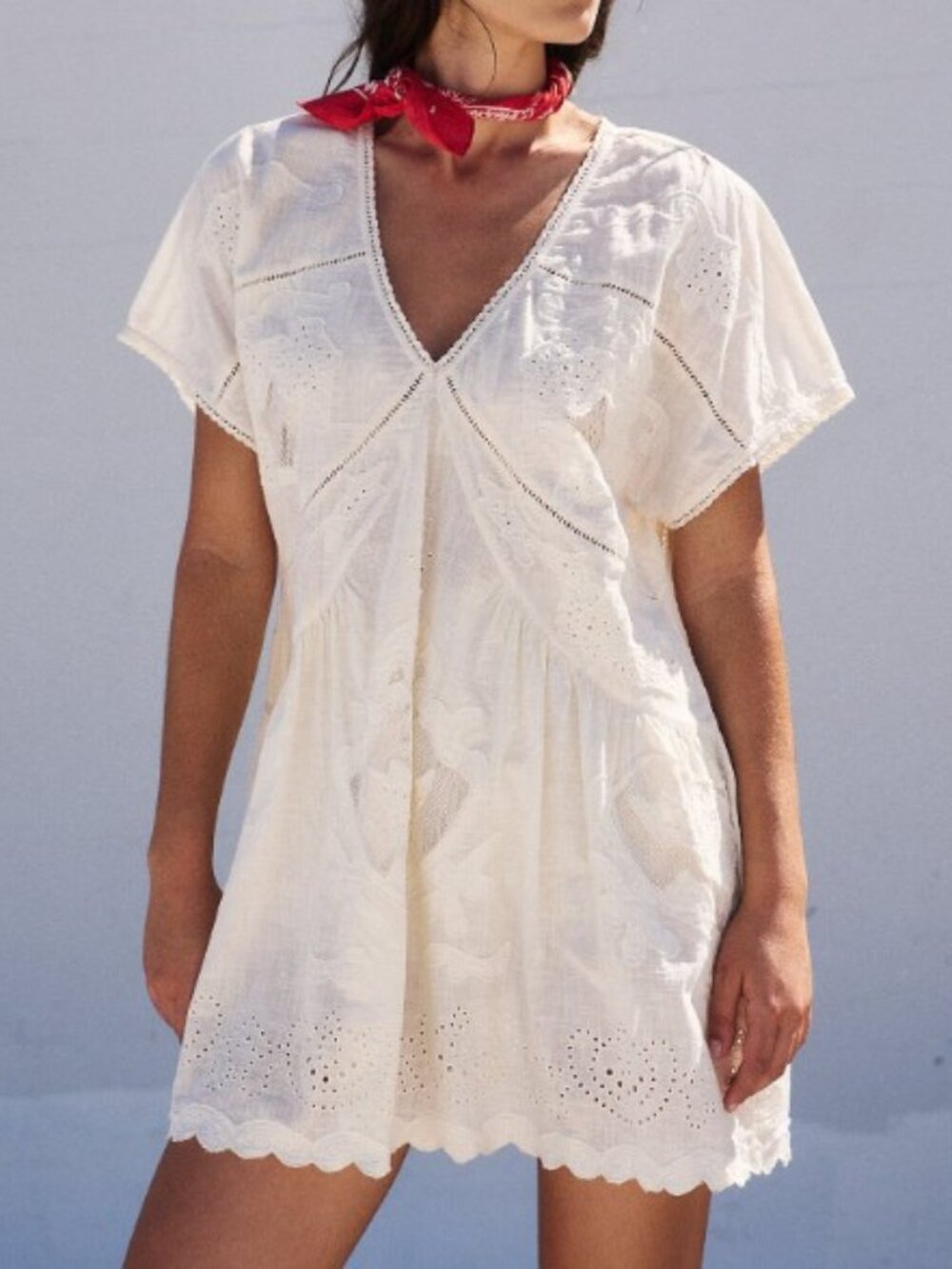 Free People White Daylight Mini